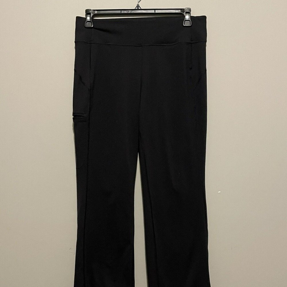 Duluth Trading Co Leggings Women's Medium Black Bootcut Stretch Classic